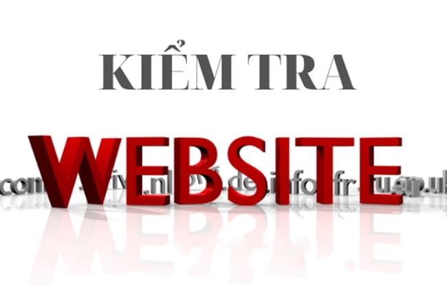 Kiểm tra lỗi website trước khi vận hành